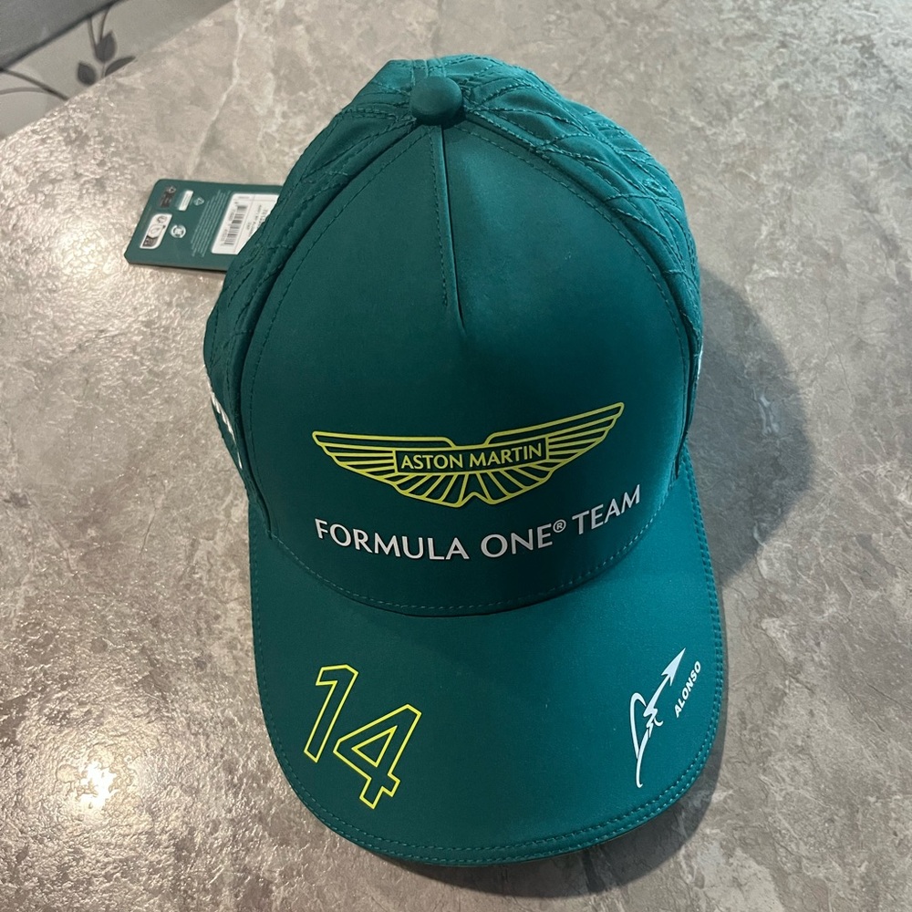 Official Aston Martin Formula One Team Fernando Alonso Driver Cap